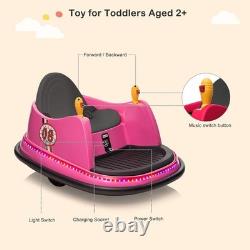 Kids Toy Electric Ride On Bumper Car Vehicle with Remote Control, Safe soft start