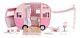 Kitty-cat Camper Playset, Pink Toy Car Vehicle For Fashion Dolls With Cat Ear