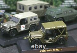 Kyosho 1/64 Military Army Collection Toyota Mitsubishi Ford Mobility Vehicle Set