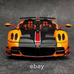 LCD 1/18 Pagani Huayra BC Roadster diecast open close car model Orange Carbone
