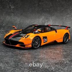 LCD 1/18 Pagani Huayra BC Roadster diecast open close car model Orange Carbone