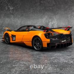 LCD 1/18 Pagani Huayra BC Roadster diecast open close car model Orange Carbone