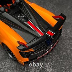 LCD 1/18 Pagani Huayra BC Roadster diecast open close car model Orange Carbone