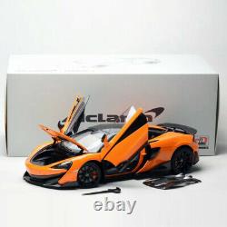 LCD Models 118 Scale McLaren 600LT Sports Car Orange Diecast Car Model Vehicles