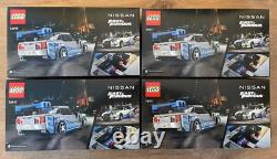 LEGO 76917 2 Fast 2 Furious Nissan Skyline GT-R Car Vehicle Toy Lot of 4 New