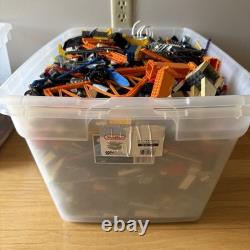 LEGO Lot 4 of 4 Bulk Bricks 28 lbs Orange Crane Agents World Racers Space City