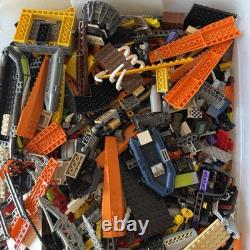 LEGO Lot 4 of 4 Bulk Bricks 28 lbs Orange Crane Agents World Racers Space City