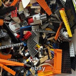 LEGO Lot 4 of 4 Bulk Bricks 28 lbs Orange Crane Agents World Racers Space City