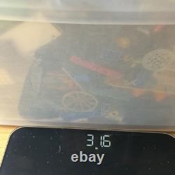 LEGO Lot 4 of 4 Bulk Bricks 28 lbs Orange Crane Agents World Racers Space City