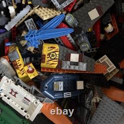 LEGO Lot 4 of 4 Bulk Bricks 28 lbs Orange Crane Agents World Racers Space City