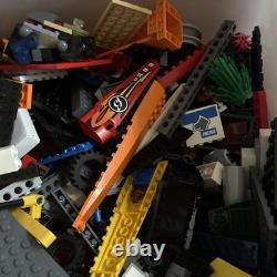 LEGO Lot 4 of 4 Bulk Bricks 28 lbs Orange Crane Agents World Racers Space City