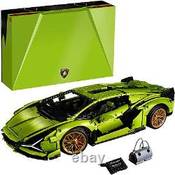 LEGO Technic Lamborghini Sian FKP 37 Model 3696 Piece Building Set, 18 Scale