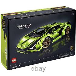 LEGO Technic Lamborghini Sian FKP 37 Model 3696 Piece Building Set, 18 Scale
