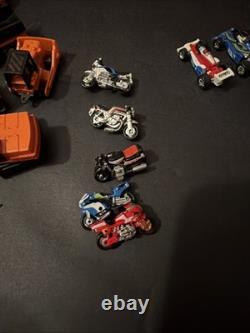 Large Lot Mixture Micro Machines 50 Vehicles, 2 Playsets, 12 Fixture Accessorie