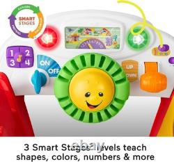 Laugh & Learn Crawl Around Car, red Interactive Play Center with Smart Stages Le