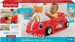 Laugh & Learn Crawl Around Car, red Interactive Play Center with Smart Stages Le