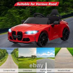 Licensed BMW M4 Kids Ride-On Electric Car with USB/MP3, Lights & 2 Control Modes