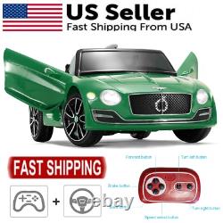 Licensed Bentley Style Kids Electric Ride On Car Children Gift with Remote Control