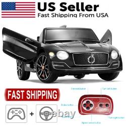 Licensed Bentley Style Kids Electric Ride On Car with Remote Control Children Gift