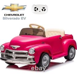 Licensed Chevrole Ride on Car for Kids Toddlers 12V Electric Vehicle with Remote