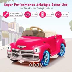 Licensed Chevrole Ride on Car for Kids Toddlers 12V Electric Vehicle with Remote