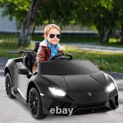 Licensed Lamborghini Huracan Ride on Car by, 12V Kids Electric Vehicle with Rem Licensed Lamborghini Huracan Ride on Car by, 12V Kids Electric Vehicle with Rem