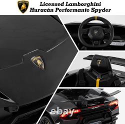 Licensed Lamborghini Huracan Ride on Car by, 12V Kids Electric Vehicle with Rem Licensed Lamborghini Huracan Ride on Car by, 12V Kids Electric Vehicle with Rem