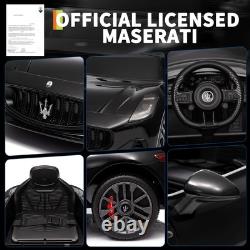 Licensed Maserati Kids Ride On Car 12V with Remote Control, Electric Vehicle Toy