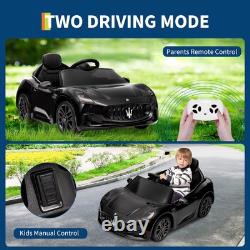 Licensed Maserati Kids Ride On Car 12V with Remote Control, Electric Vehicle Toy