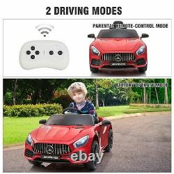 Licensed Mercedes-AMG GT 12V Electric Kids Ride On Car Vehicle withRemote Control