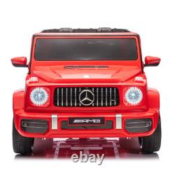 Licensed Mercedes-Benz G63 24V Kids Ride on Car 2-Seater Vehicle Toy with Remote