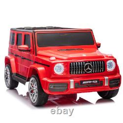 Licensed Mercedes-Benz G63 24V Kids Ride on Car 2-Seater Vehicle Toy with Remote