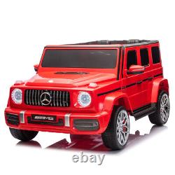 Licensed Mercedes-Benz G63 24V Kids Ride on Car 2-Seater Vehicle Toy with Remote