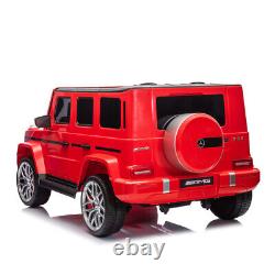Licensed Mercedes-Benz G63 24V Kids Ride on Car 2-Seater Vehicle Toy with Remote