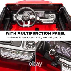 Licensed Mercedes-Benz G63 24V Kids Ride on Car 2-Seater Vehicle Toy with Remote
