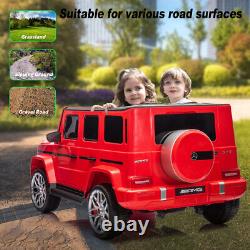 Licensed Mercedes-Benz G63 24V Kids Ride on Car 2-Seater Vehicle Toy with Remote