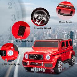 Licensed Mercedes-Benz G63 24V Kids Ride on Car 2-Seater Vehicle Toy with Remote