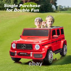 Licensed Mercedes-Benz G63 24V Kids Ride on Car 2-Seater Vehicle Toy with Remote