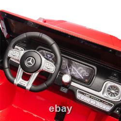 Licensed Mercedes-Benz G63 24V Kids Ride on Car 2-Seater Vehicle Toy with Remote