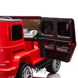 Licensed Mercedes-Benz G63 24V Kids Ride on Car 2-Seater Vehicle Toy with Remote