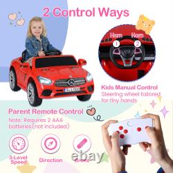 Licensed Mercedes-Benz SL R231 Kids Ride on Car 12V Electric Vehicle with Music