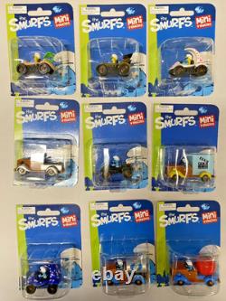 Lot Of 50 Different Smurf and Smurfette Mini Vehicle By Peyo Smurfs Cars Trucks