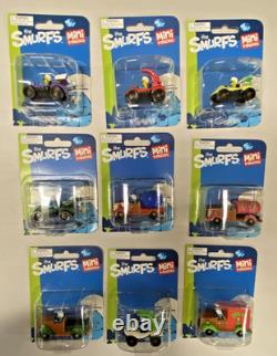 Lot Of 50 Different Smurf and Smurfette Mini Vehicle By Peyo Smurfs Cars Trucks