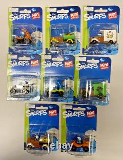 Lot Of 50 Different Smurf and Smurfette Mini Vehicle By Peyo Smurfs Cars Trucks