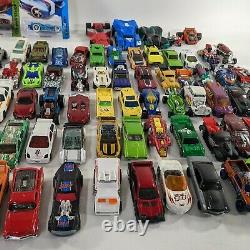 Lot of 100 Hot Wheels Cars Mixed Years With Vintage Vehicles