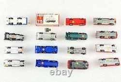 Lot of (15) Vintage Tomica Tomy Pocket Cars Emergency And Police Vehicles Rare