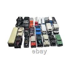 Lot of 24 Loose Diecast Cars variety Unknown Brands