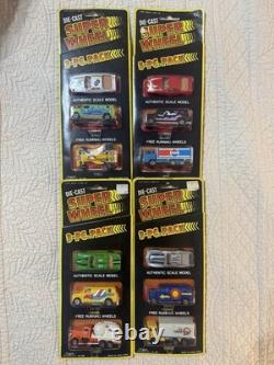 Lot of 3pk (9 Total) Vintage Super Wheel DieCast Vehicles Walmart Hong Kong Rare