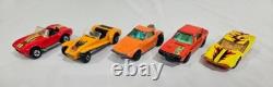 Lot of 45 vintage toy vehicles and Matchbox car case