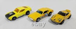 Lot of 45 vintage toy vehicles and Matchbox car case